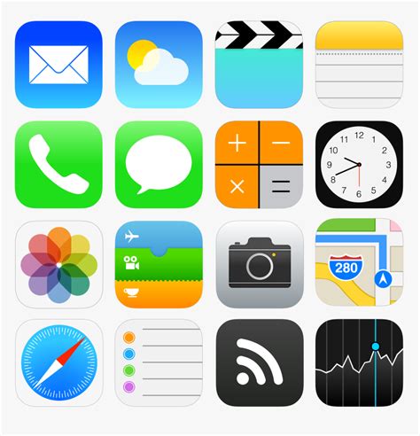 Ios7icon 01 Iphone Icons Vector Free Download Hd Png Download Kindpng