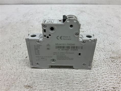 Siemens Sj A Pole Circuit Breaker Vac Char C Sj