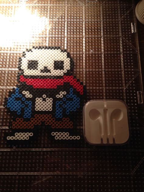 Perler Bead Sans I Spent 2 Hours On This So I Hope It Lasts Longer Than The Last One The Last