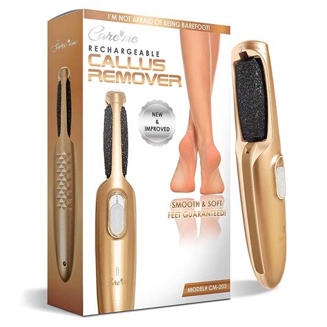 Care Me Powerful Electric Foot Callus File Removes Cracked Dry Dead Hard Skin Callous For