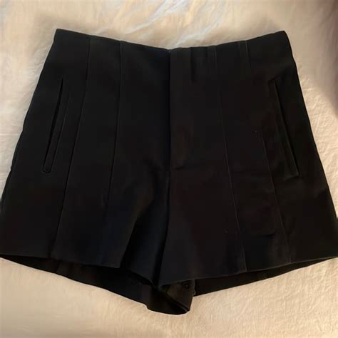 Zara Shorts Zara High Waisted Black Shorts Poshmark