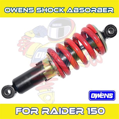 RAIDER 150 LOWERED Red Owens Motorcycle Rear Shock Absorber Monoshock