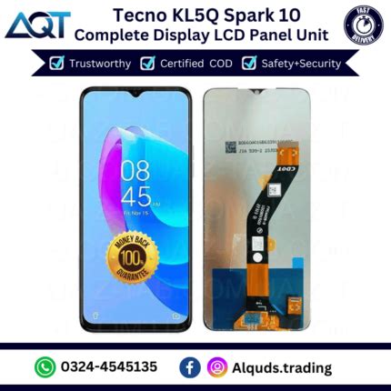 Tecno Kl Q Spark Lcd Panel Alqudstrading Aqt