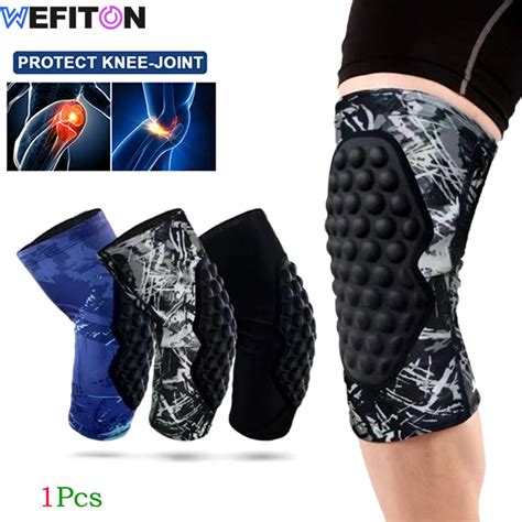 1pcs Protective Knee Pads Basketball Volleyball Knee Guards Crashproof Anti Slip Dancer Knee