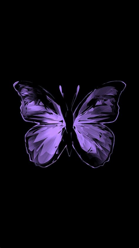 Purple Butterfly Black And Purple Wallpaper Purple Butterfly Wallpaper Purple Wallpaper Iphone