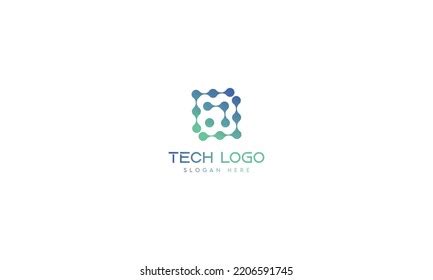 Technology Digital Logo Design Template Tech Stock Vector Royalty Free