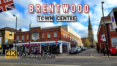 4k 🇬🇧 Early Spring Walk In Brentwood Town Centre England Youtube