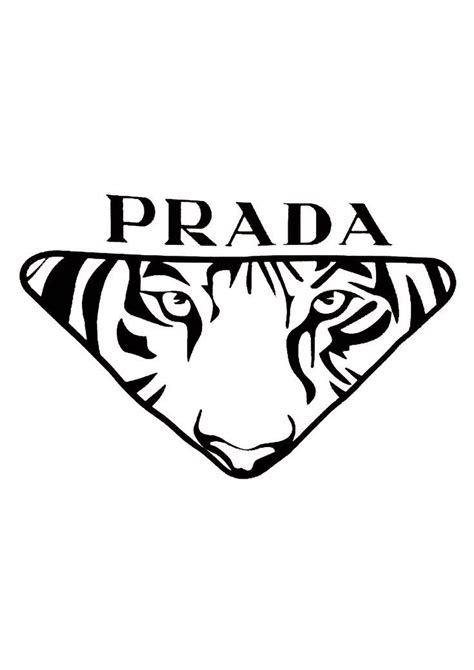 Minimalist Prada Tiger Logo Design