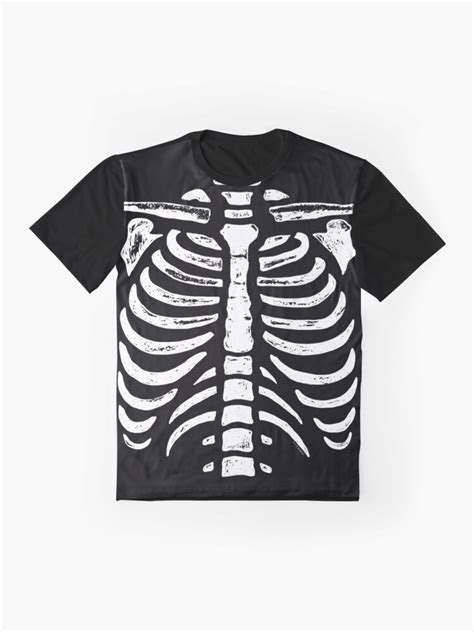 Skeleton Rib Cage Bones T Shirt By Artvixen Redbubble