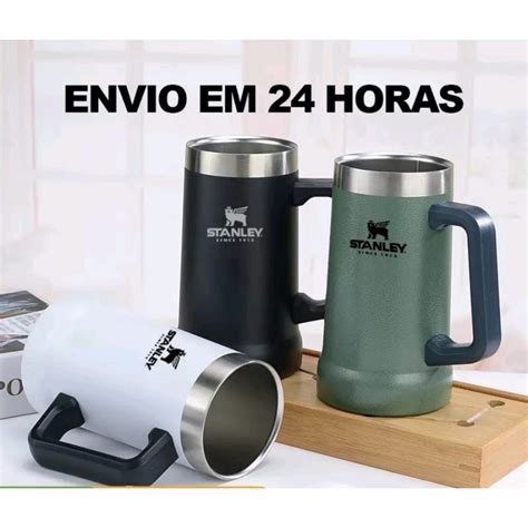 Caneca T Rmica Ml A O Inox Mantem Bebida Gelada Shopee Brasil