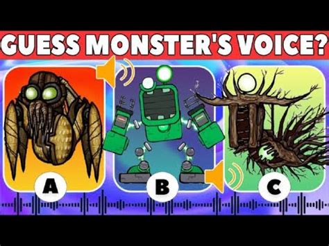 GUESS THE VOICE THE MONSTERS Creepy Wubbox Creepy Air Epic Wubbox