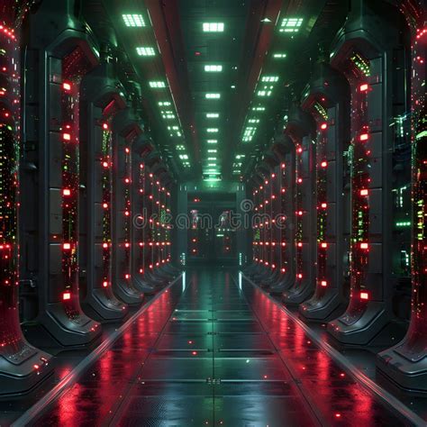 Data Center Futurista Medidas De Seguran A Avan Adas E Sistemas De