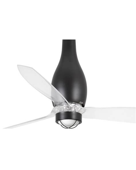 Ventilador Techo Con Luz Wifi Dc Negro Eterfan Mm Wp Faro