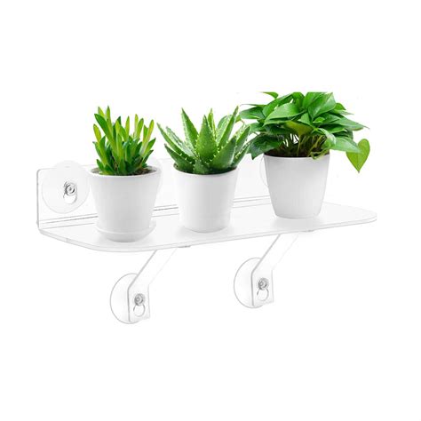 Generic 15 Inch Suction Cup Shelf For Plants Window 6IN Extra Wide With