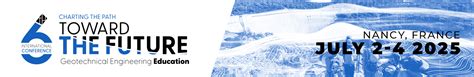 6th International Conference on Geotechnical Engineering Education 2025