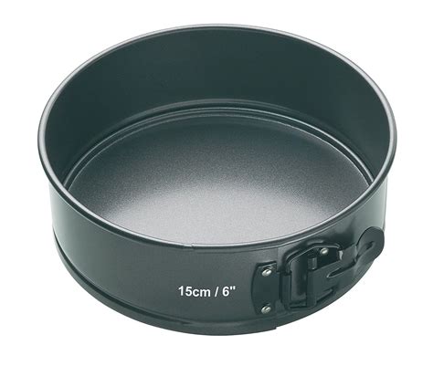 Kitchencraft Masterclass Non Stick Quick Release Springform Cake Tin With Loose Base 15 Cm 6