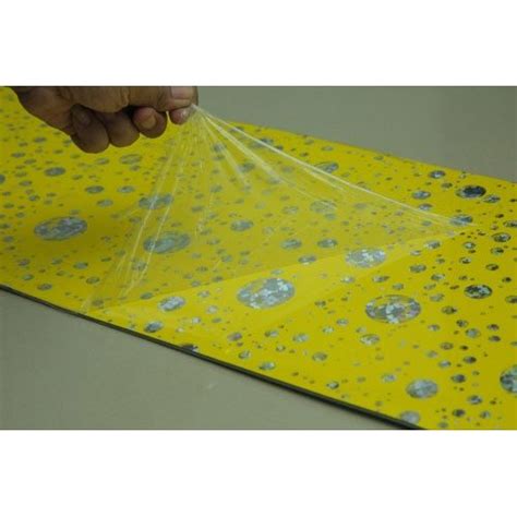 Transparent Plastic Surface Protection Film For ACP Panel 30 1550 Mm