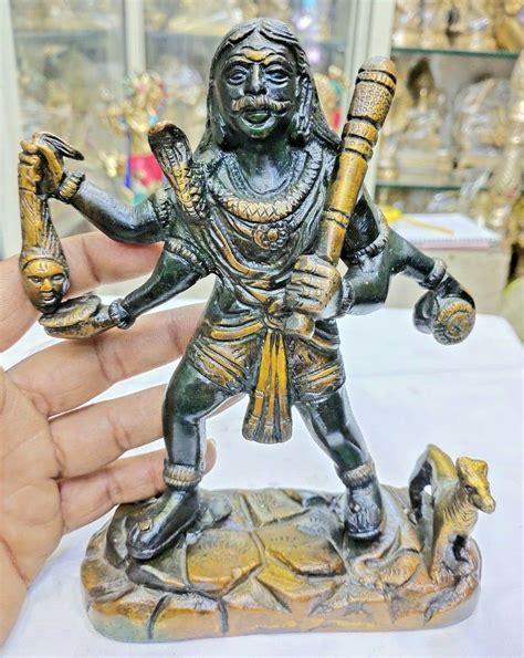 Buy Super Instruments Brass Lord Kaal Bhairava Statue Kal Bhairav Hindu