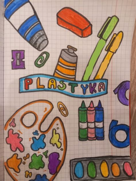 Pierwsza Strona Zeszytu Z Plastyki Progetti Da Provare Disegni Scuola