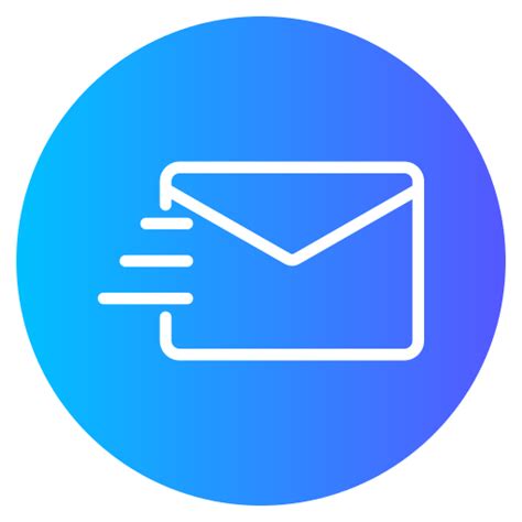 send generic gradient fill icon