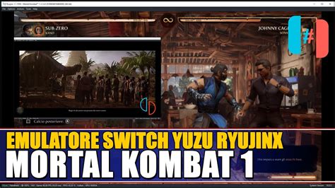 MORTAL KOMBAT 1 YUZU E RYUJINX EMULATORI NINTENDO SWITCH YouTube