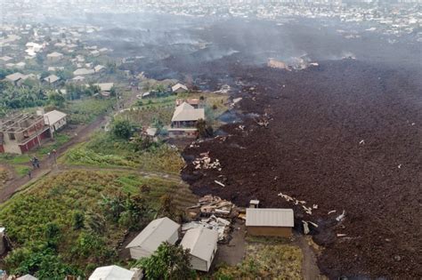 Wybuchu wulkanu Nyiragongo Ofiary śmiertelne i ogromne zniszczenia