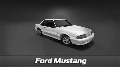 Ford Mustang Foxbody Beamng Drive Youtube