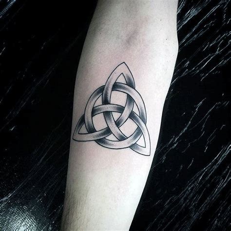 Triquetra Tattoo Designs For Men Trinity Knot Ink Ideas