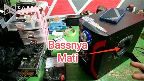 Cara Memperbaiki Speaker Gmc Mati Suara Bassnya Youtube