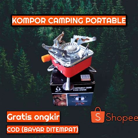 Jual Kompor Camping Portable Kotak Mini Kovar Shopee Indonesia