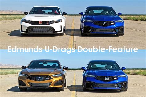 Drag Race Honda Civic Type R Vs Acura Integra Type S Edmunds