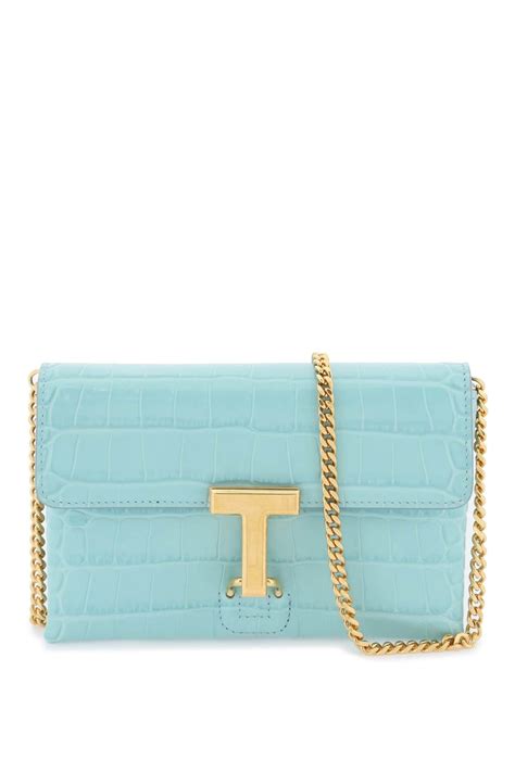 Tom Ford Croco Embossed Leather Mini Bag Women Walmart