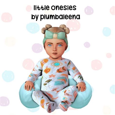 Little One Sies Bodysuit Recolor For Infants Plumbaleena Sims 4