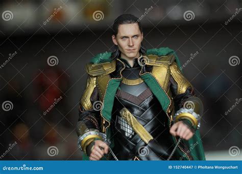 Close Up Shot Of Loki Bad Guy Figure In Action Fighting Appearing In