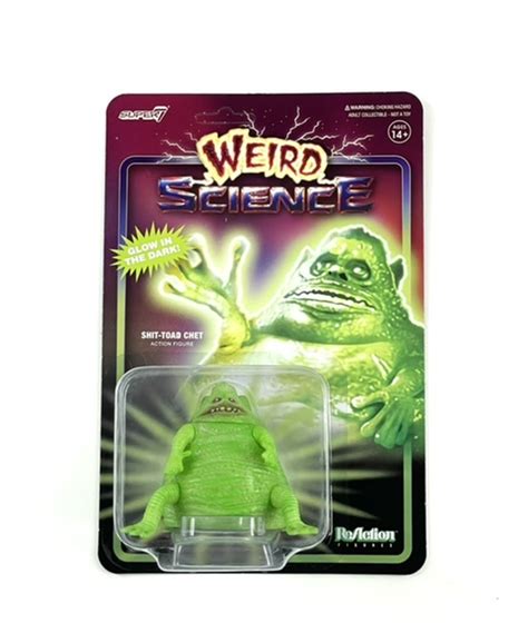 Weird Science Toad Chet Glow In The Dark Super 7 ReAction Action Figure ...