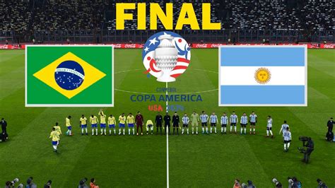 Brazil Vs Argentina Copa America Final Full Match Messi Vs