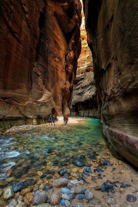 Virgin River In Zion National Park Springdale Utah Zion Means Dwelling Place Of God And