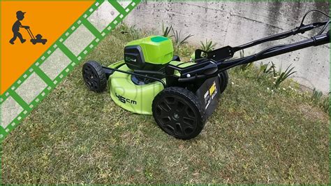 Rasaerba A Batteria Greenworks GD60LM46 Primo Funzionamento Del