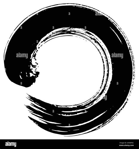 Enso Zen Circle Brush Stroke Vector Art Stock Vector Image And Art Alamy