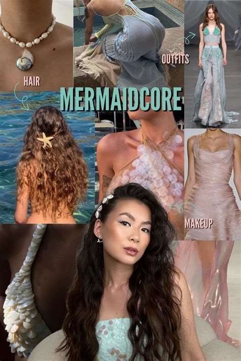 I Tried The Mermaidcore Aesthetic Makeup Hair And Outfits Mermaid