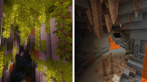 Minecraft 1 18 Release Date Caves And Cliffs Part 2 Update Rock Paper