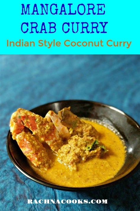 Mangalore Style Crab Curry Recipe Rachna Cooks Recipe In