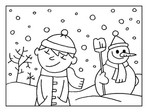 10 Dibujos Infantiles Para Colorear Sobre El Invierno Ayayhome Porn