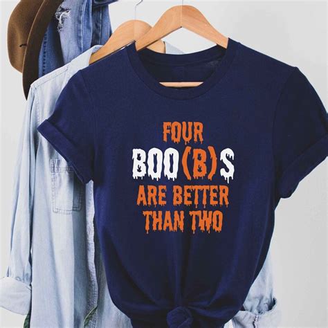 Four Boobs Are Better Than Two Funny Lesbian Halloween Etsy