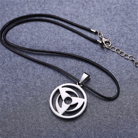 MOSU 20 Pcs Hot Anime Naruto Pendant Uchiha Obito Kakashi Mangekyou Sharingan Necklace Cosplay