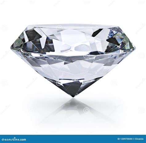 diamante transparente brillante en blanco fotos libres de