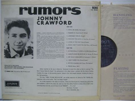 Johnny Crawford Rumors 大塚レコード