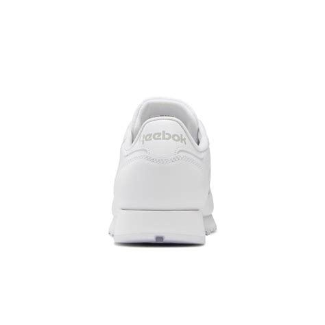 Classic Leather Shoes In Cloud White Cloud White Pure Grey 3 Reebok Official Uk