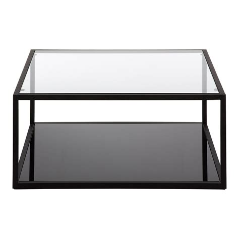 Coffee Table With Top And Shelf In Tempered Glass Of Mm Thickness