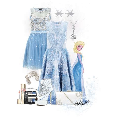 Elsa Formal Disneys Frozen By Rubytyra On Polyvore Frozen